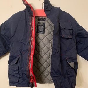 Toddler Boy Navy Blue Winter Coat, Nautica 2T